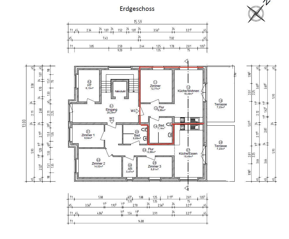 Prenájom bytu 2-izbový 58 m², Weststr. 2a, Kiel - Pries-Friedrichsort, Šlezvicko-Holštajnsko Prenájom bytu 2-izbový 58 m², Weststr. 2a, Kiel - Pries-Friedrichsort, Šlezvicko-Holštajnsko