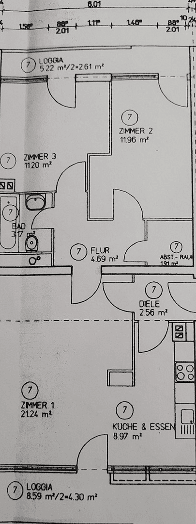 Prenájom bytu 3-izbový 75 m², Frankfurt, Hesensko Prenájom bytu 3-izbový 75 m², Frankfurt, Hesensko