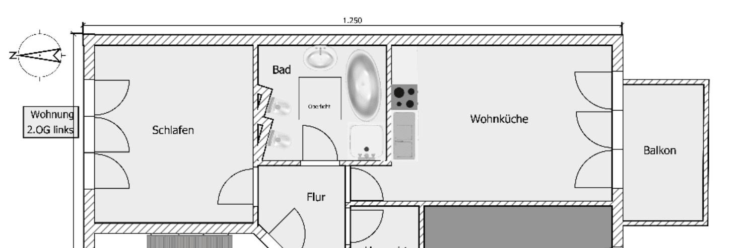 Prenájom bytu 2-izbový 56 m², Filderstadt, Bádensko-Wurttembersko Prenájom bytu 2-izbový 56 m², Filderstadt, Bádensko-Wurttembersko