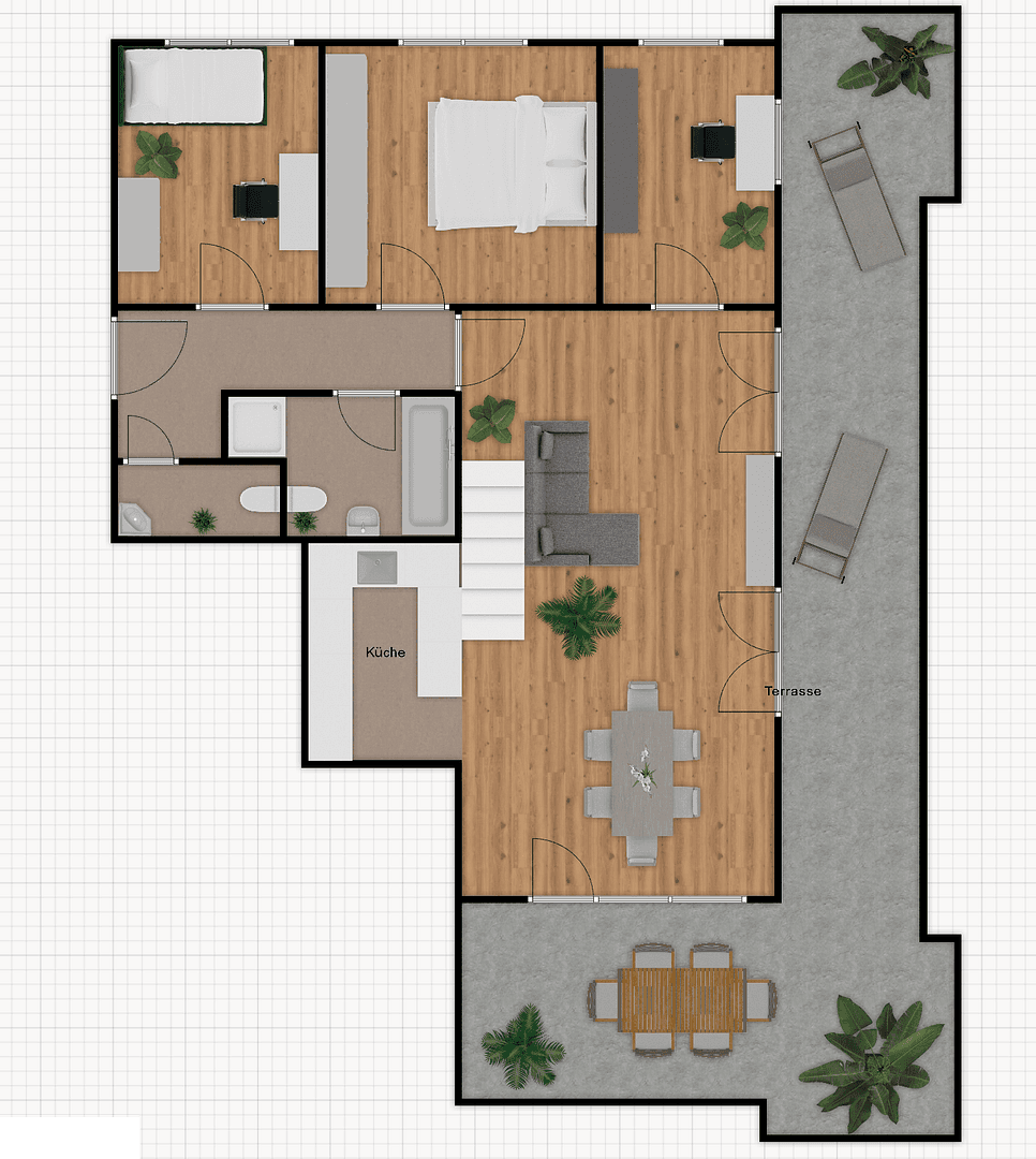 Prenájom bytu 4-izbový 104 m², Hattersheim am Main, Hesensko Prenájom bytu 4-izbový 104 m², Hattersheim am Main, Hesensko