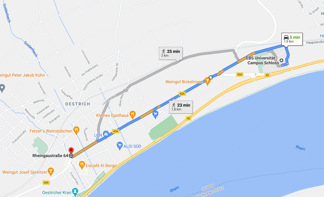 Prenájom domu 336 m², pozemok 450 m², Rheingaustr. 64, Oestrich-Winkel, Hesensko Prenájom domu 336 m², pozemok 450 m², Rheingaustr. 64, Oestrich-Winkel, Hesensko