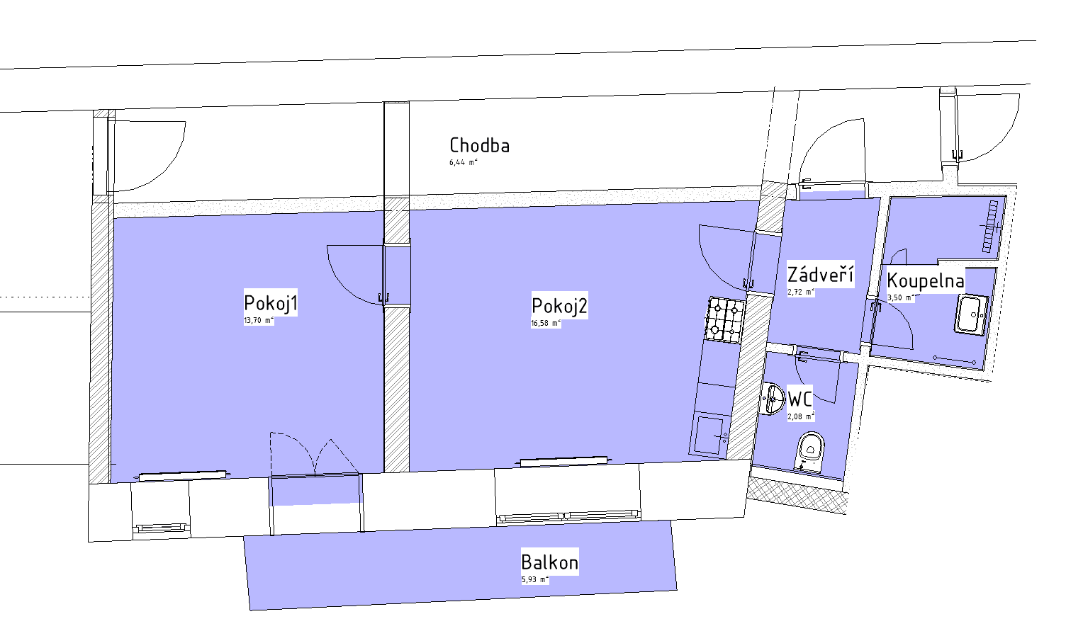 Prenájom bytu 2-izbový 39 m², třída Národní svobody, Písek, Jihočeský kraj Prenájom bytu 2-izbový 39 m², třída Národní svobody, Písek, Jihočeský kraj