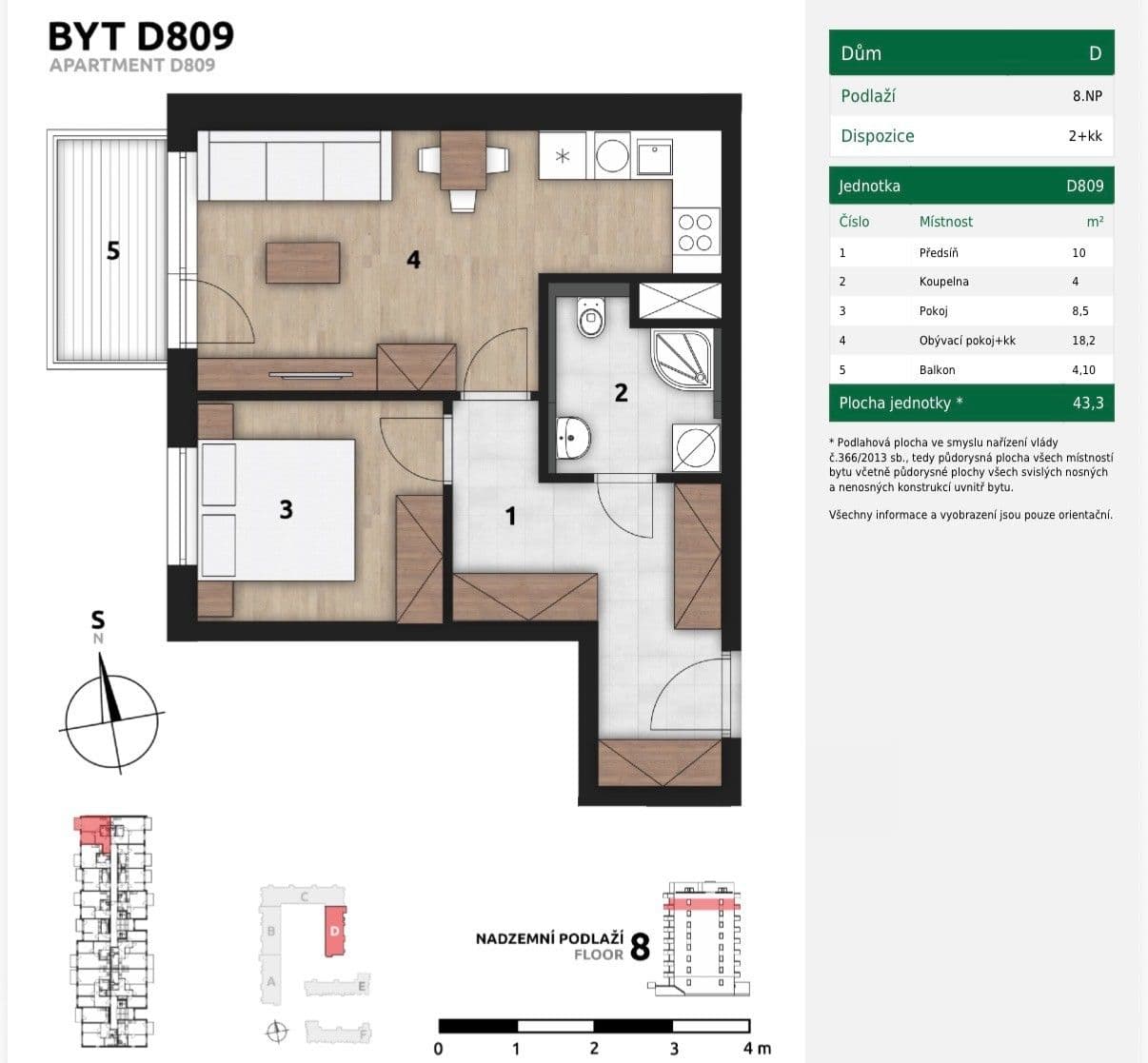 Prenájom bytu 2-izbový 43 m², Arnošta Staňka, Praha, Praha Prenájom bytu 2-izbový 43 m², Arnošta Staňka, Praha, Praha
