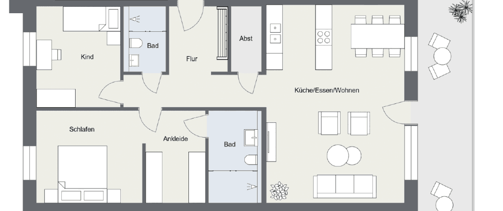 Prenájom bytu 3-izbový 106 m², Broicherstraße 27, Mönchengladbach, Severné Porýnie - Westfálsko Prenájom bytu 3-izbový 106 m², Broicherstraße 27, Mönchengladbach, Severné Porýnie - Westfálsko