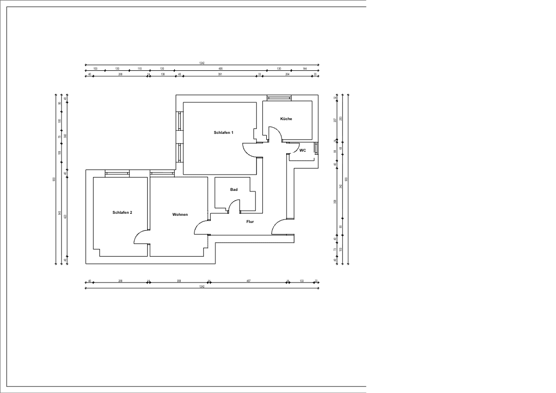 Prenájom bytu 3-izbový 68 m², Landgrabenstraße 19, Nürnberg, Bavorsko Prenájom bytu 3-izbový 68 m², Landgrabenstraße 19, Nürnberg, Bavorsko