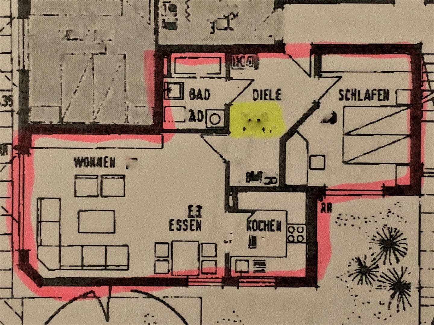 Prenájom bytu 2-izbový 52 m², Baden-Baden, Bádensko-Wurttembersko Prenájom bytu 2-izbový 52 m², Baden-Baden, Bádensko-Wurttembersko