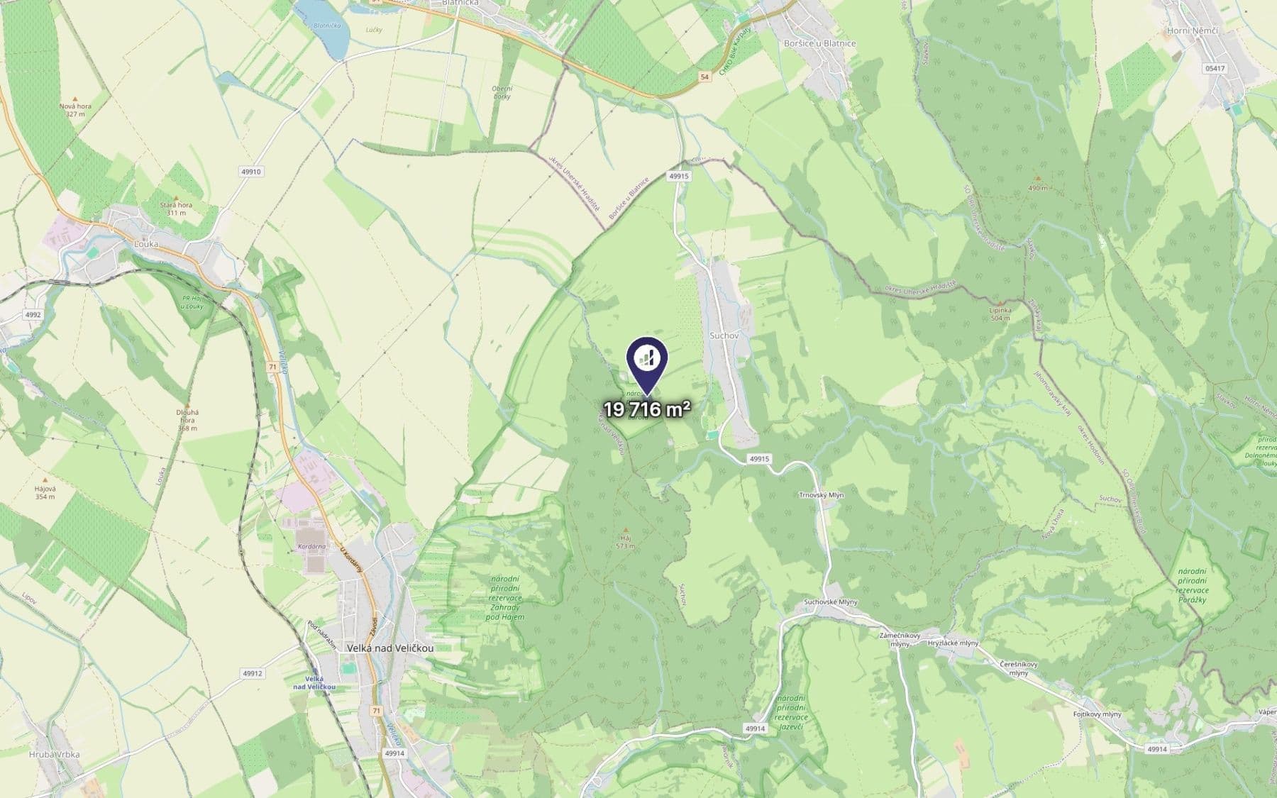 Predaj pozemku 19.716 m², Suchov, Jihomoravský kraj Predaj pozemku 19.716 m², Suchov, Jihomoravský kraj