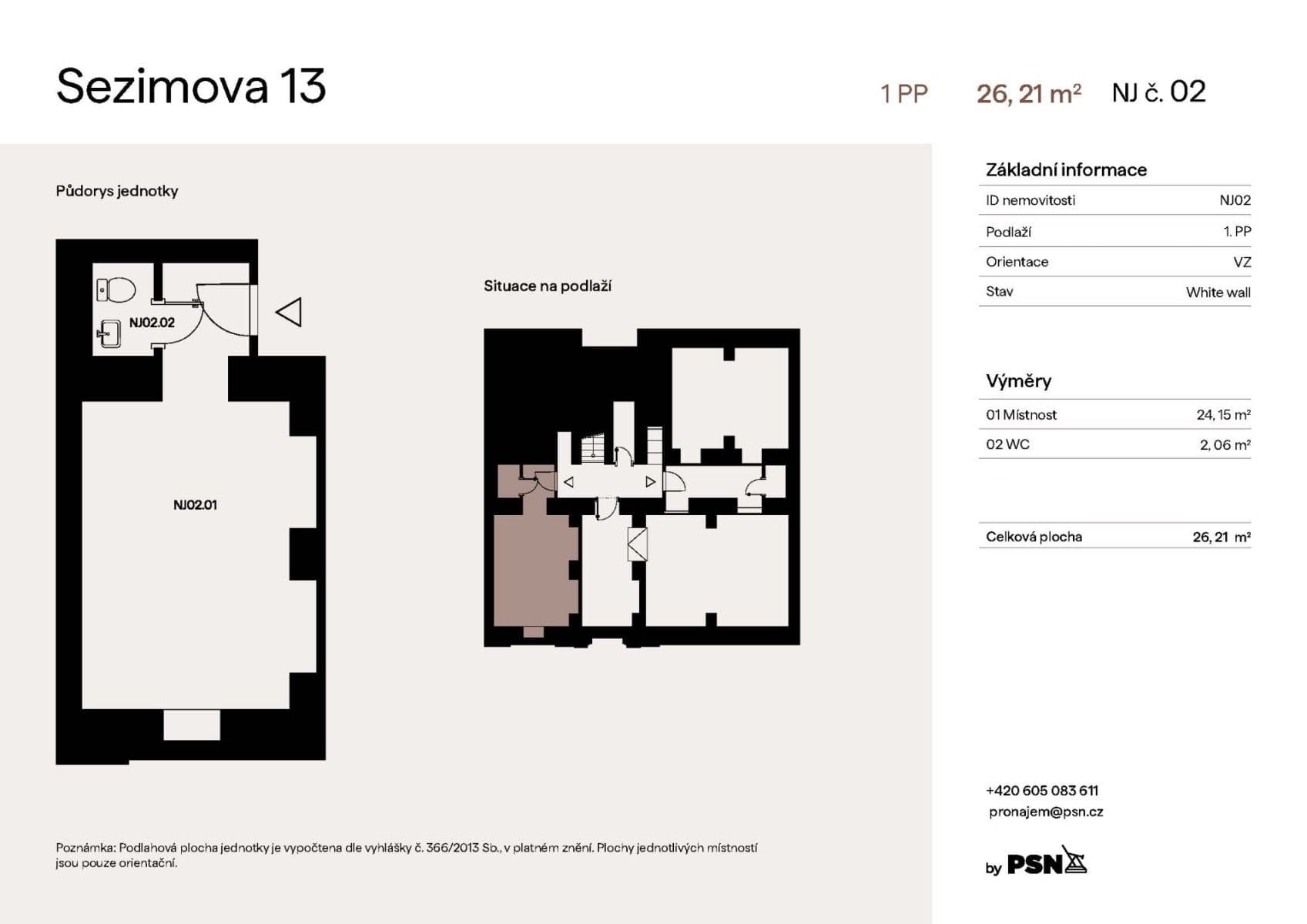 Prenájom nebytového priestoru 26 m², Sezimova, Praha, Praha Prenájom nebytového priestoru 26 m², Sezimova, Praha, Praha