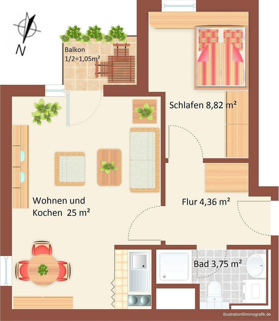 Prenájom bytu 2-izbový 38 m², Stuttgarter Allee 41, Leipzig, Sasko Prenájom bytu 2-izbový 38 m², Stuttgarter Allee 41, Leipzig, Sasko