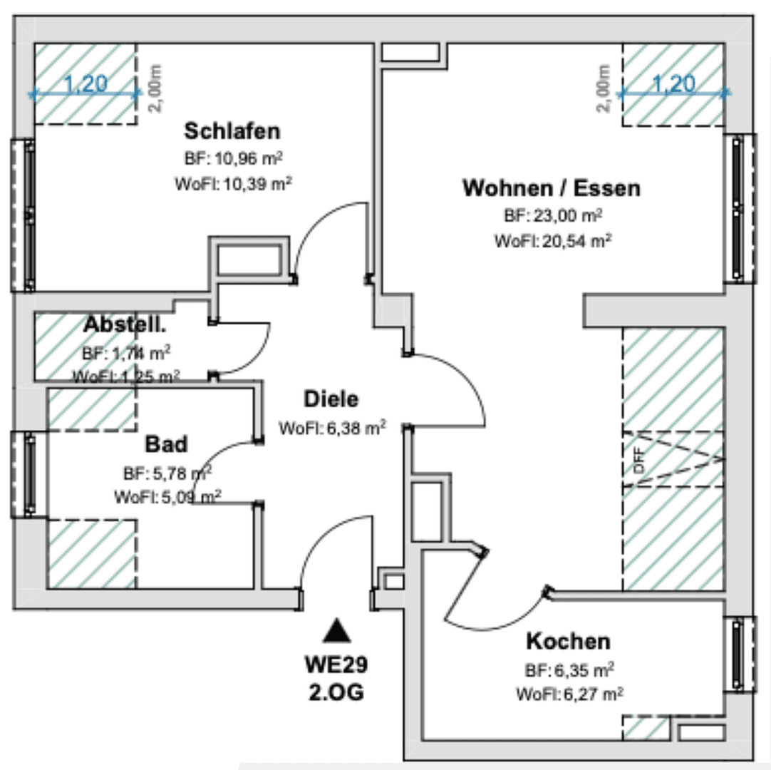 Prenájom bytu 2-izbový 50 m², Karl-Bücher-Straße 18, Leipzig, Sasko Prenájom bytu 2-izbový 50 m², Karl-Bücher-Straße 18, Leipzig, Sasko