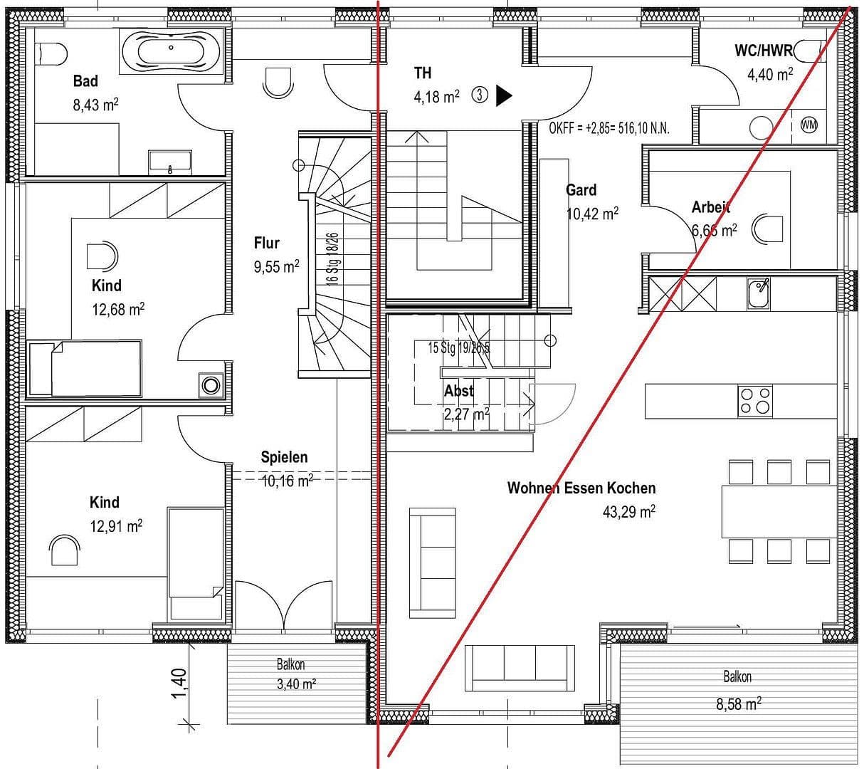 Prenájom domu 150 m², pozemok 240 m², Bruckmühl, Bavorsko Prenájom domu 150 m², pozemok 240 m², Bruckmühl, Bavorsko