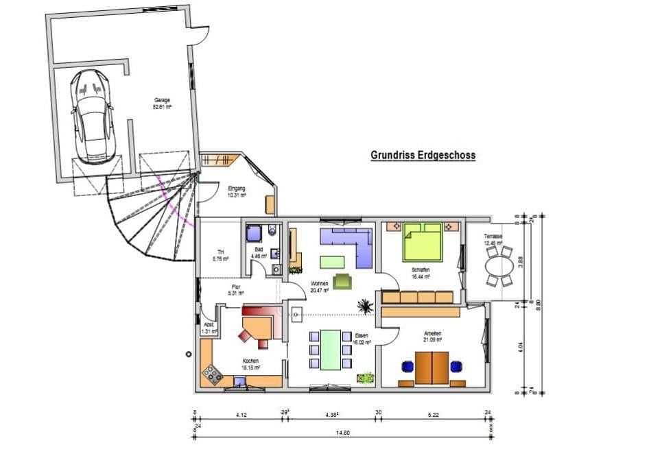 Predaj domu 244 m², pozemok 826 m², Schubertstraße 14, Straubenhardt, Bádensko-Wurttembersko Predaj domu 244 m², pozemok 826 m², Schubertstraße 14, Straubenhardt, Bádensko-Wurttembersko