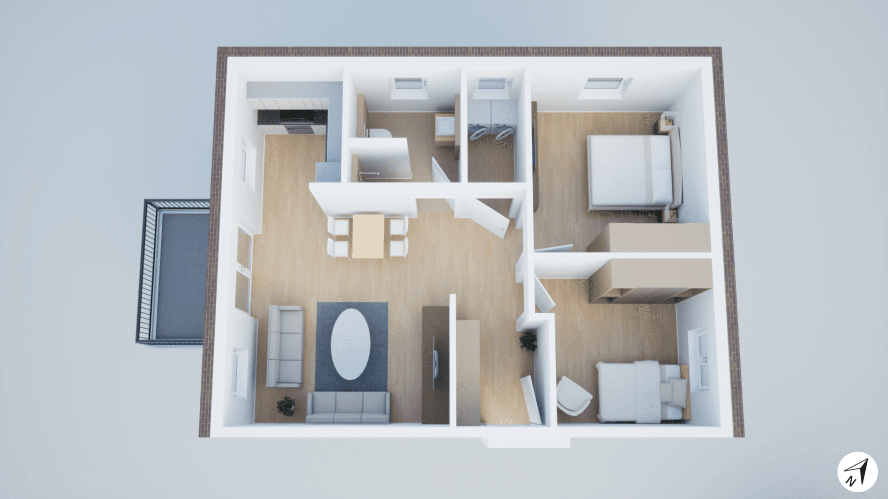 Prenájom bytu 3-izbový 71 m², Rektor Jess Weg 6, Erfde, Šlezvicko-Holštajnsko Prenájom bytu 3-izbový 71 m², Rektor Jess Weg 6, Erfde, Šlezvicko-Holštajnsko