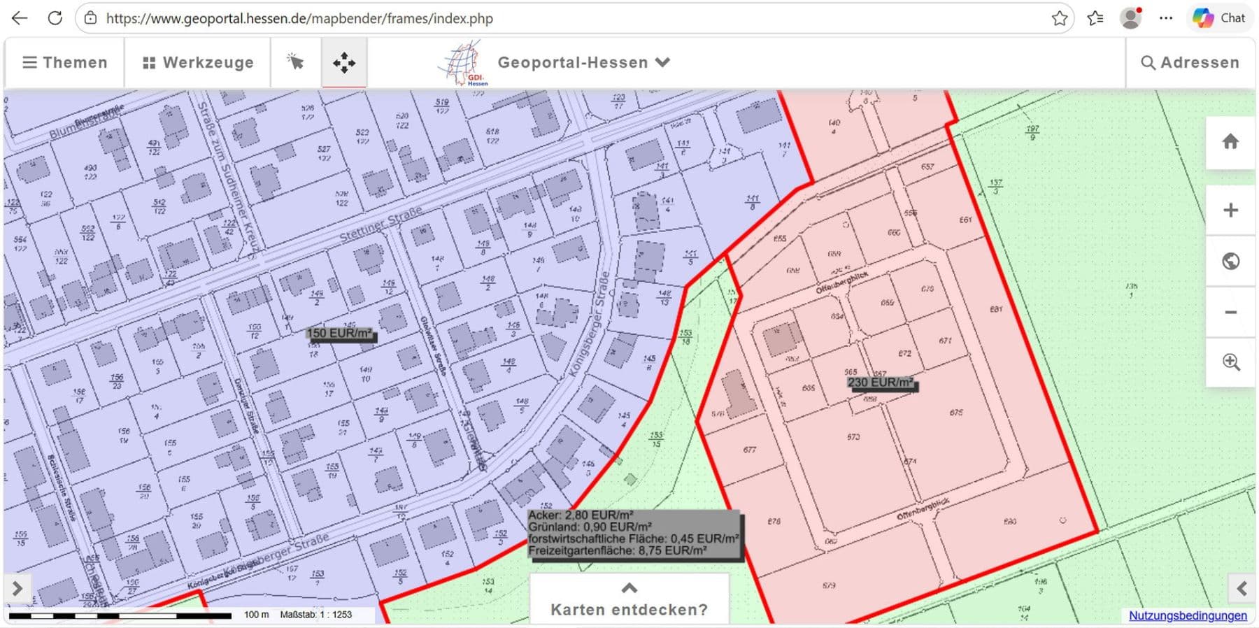 Predaj pozemku 751 m², Offenbergblick 16, Hofgeismar, Hesensko Predaj pozemku 751 m², Offenbergblick 16, Hofgeismar, Hesensko