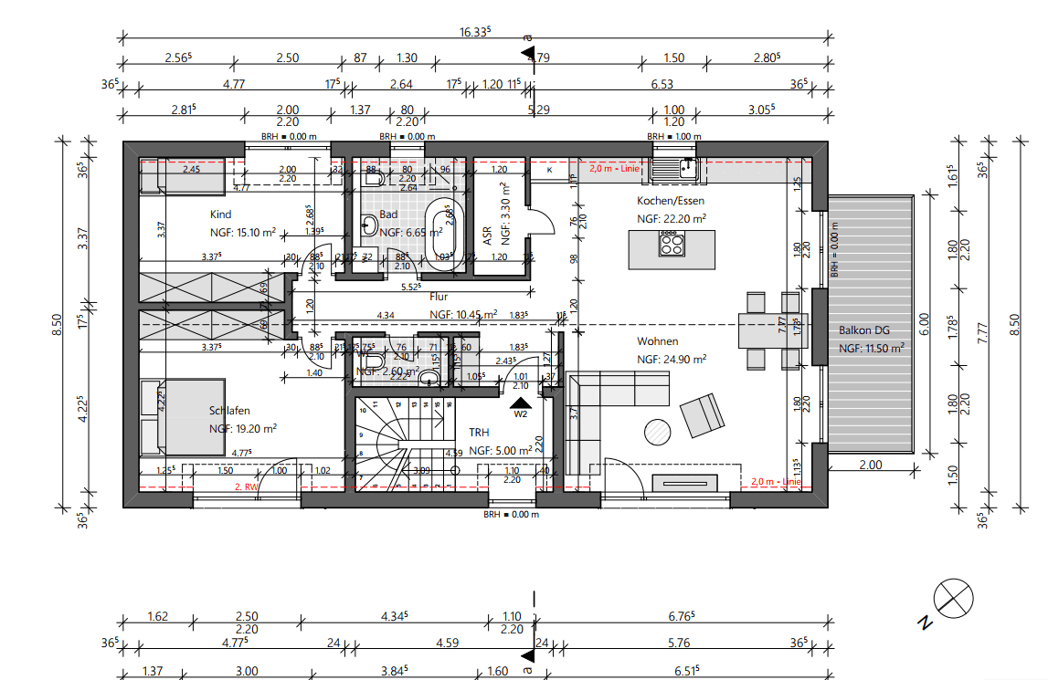 Prenájom bytu 3-izbový 107 m², Siegburg, Severné Porýnie - Westfálsko Prenájom bytu 3-izbový 107 m², Siegburg, Severné Porýnie - Westfálsko