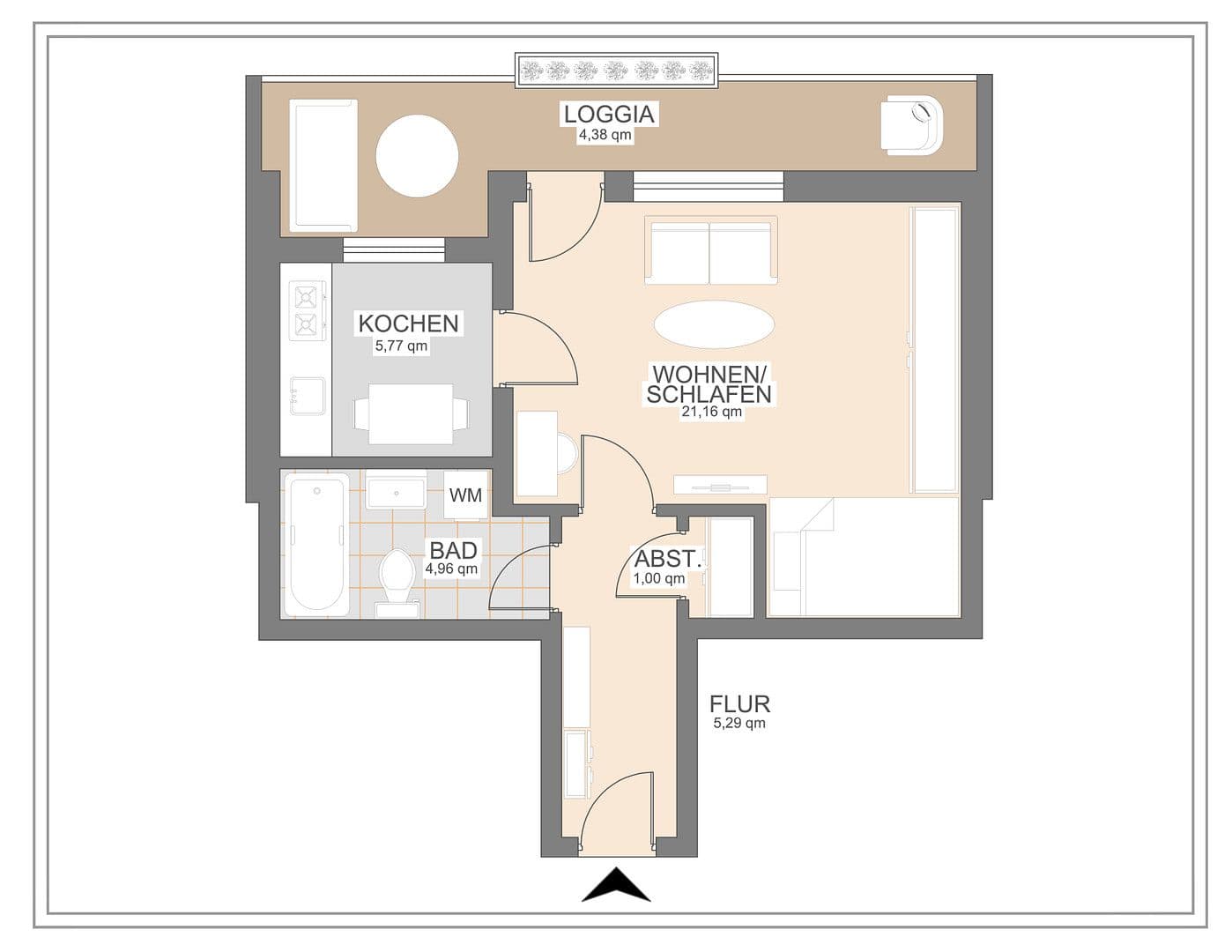 Predaj bytu 1-izbový 42 m², Albert-Schweitzer-Str.65, München, Bavorsko Predaj bytu 1-izbový 42 m², Albert-Schweitzer-Str.65, München, Bavorsko