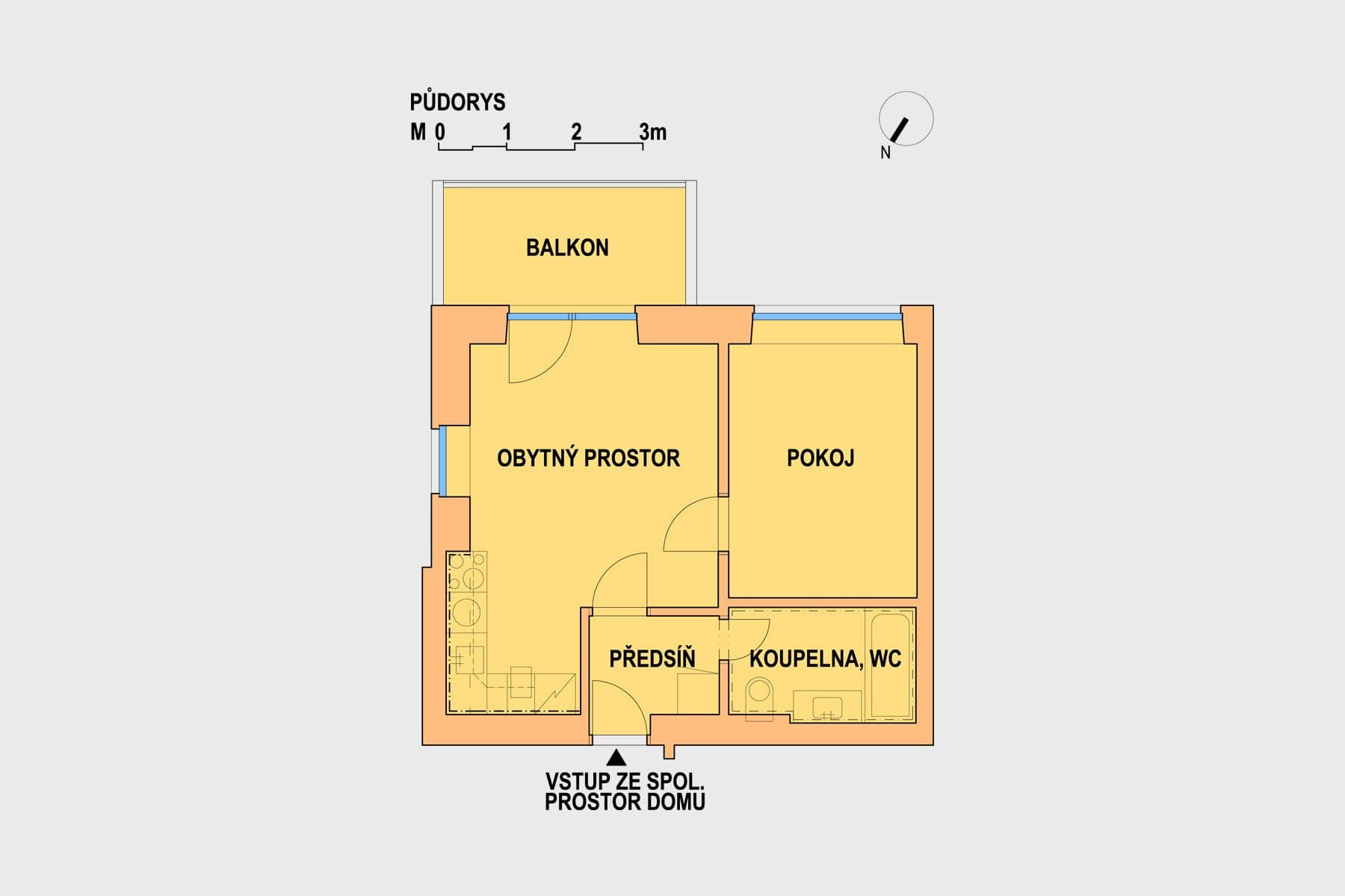 Prenájom bytu 2-izbový 44 m², Soukopova, Brno, Jihomoravský kraj Prenájom bytu 2-izbový 44 m², Soukopova, Brno, Jihomoravský kraj
