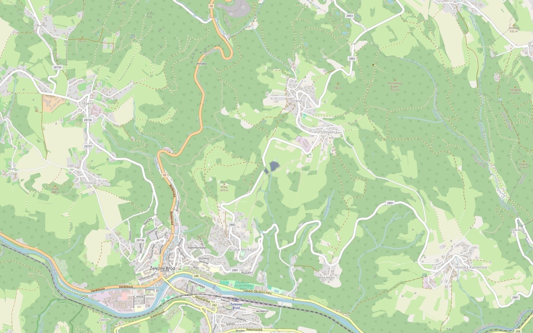 Predaj pozemku 1.955 m², Železný Brod, Liberecký kraj Predaj pozemku 1.955 m², Železný Brod, Liberecký kraj