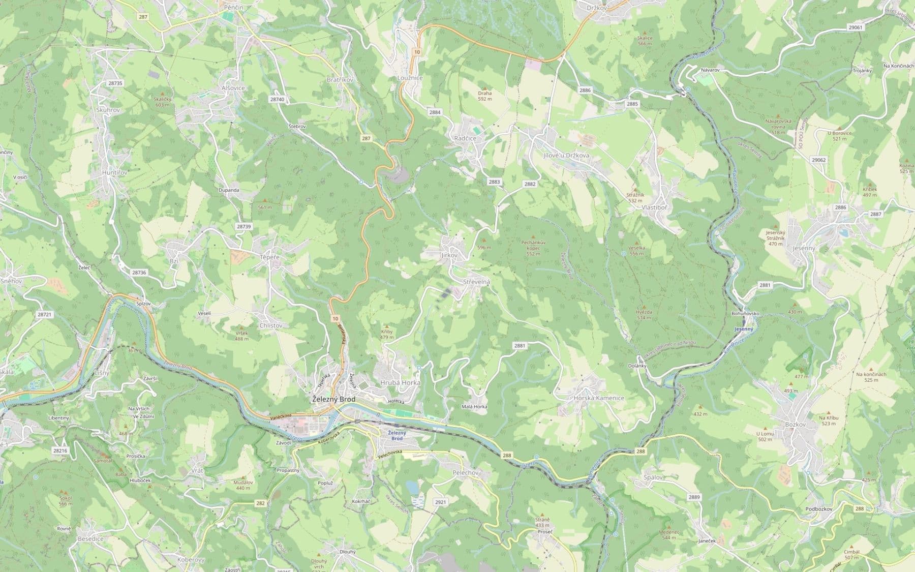 Predaj pozemku 2.474 m², Železný Brod, Liberecký kraj Predaj pozemku 2.474 m², Železný Brod, Liberecký kraj