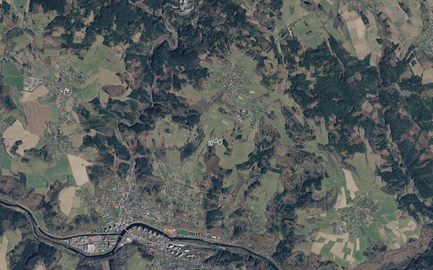 Predaj pozemku 1.097 m², Železný Brod, Liberecký kraj Predaj pozemku 1.097 m², Železný Brod, Liberecký kraj