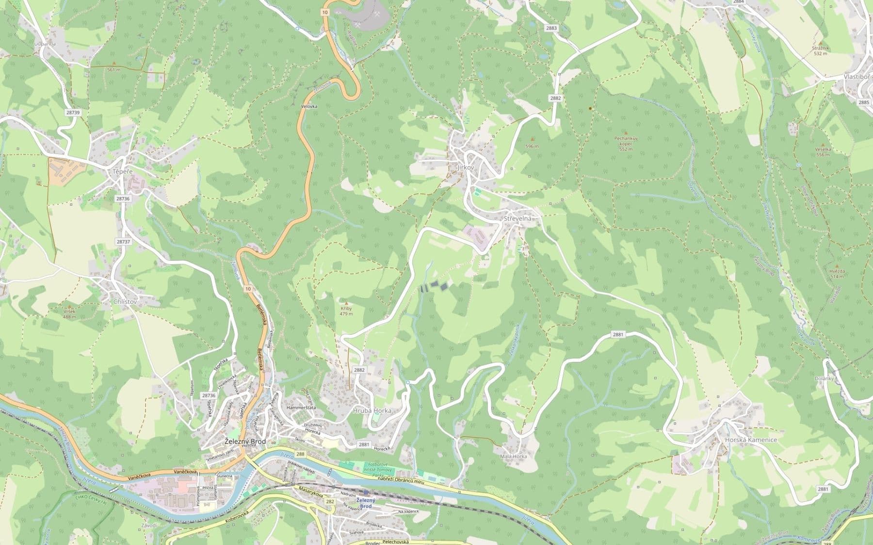Predaj pozemku 1.097 m², Železný Brod, Liberecký kraj Predaj pozemku 1.097 m², Železný Brod, Liberecký kraj