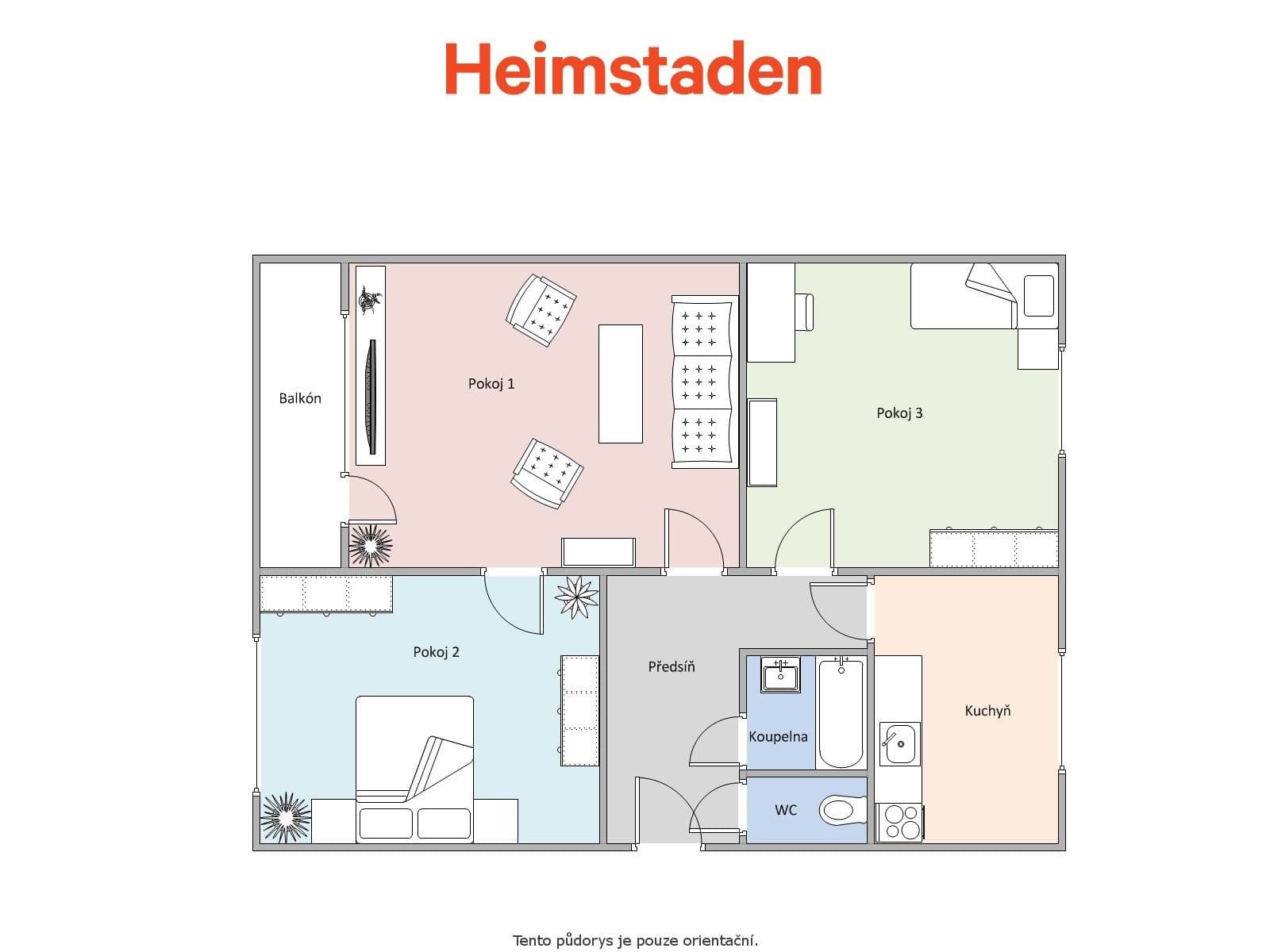 Prenájom bytu 3-izbový 69 m², tř. Osvobození, Karviná, Moravskoslezský kraj Prenájom bytu 3-izbový 69 m², tř. Osvobození, Karviná, Moravskoslezský kraj