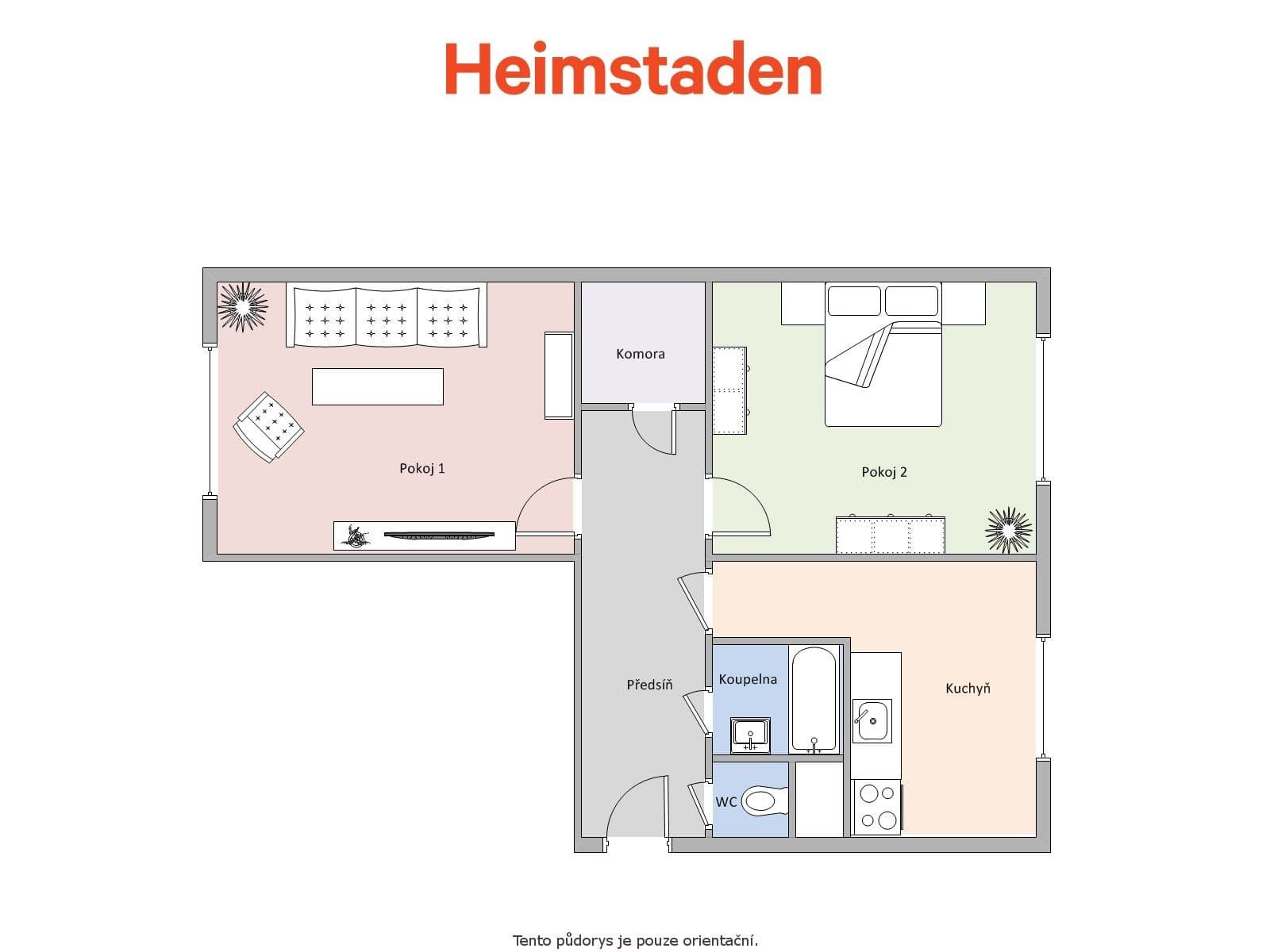 Prenájom bytu 2-izbový 56 m², Prameny, Karviná, Moravskoslezský kraj Prenájom bytu 2-izbový 56 m², Prameny, Karviná, Moravskoslezský kraj