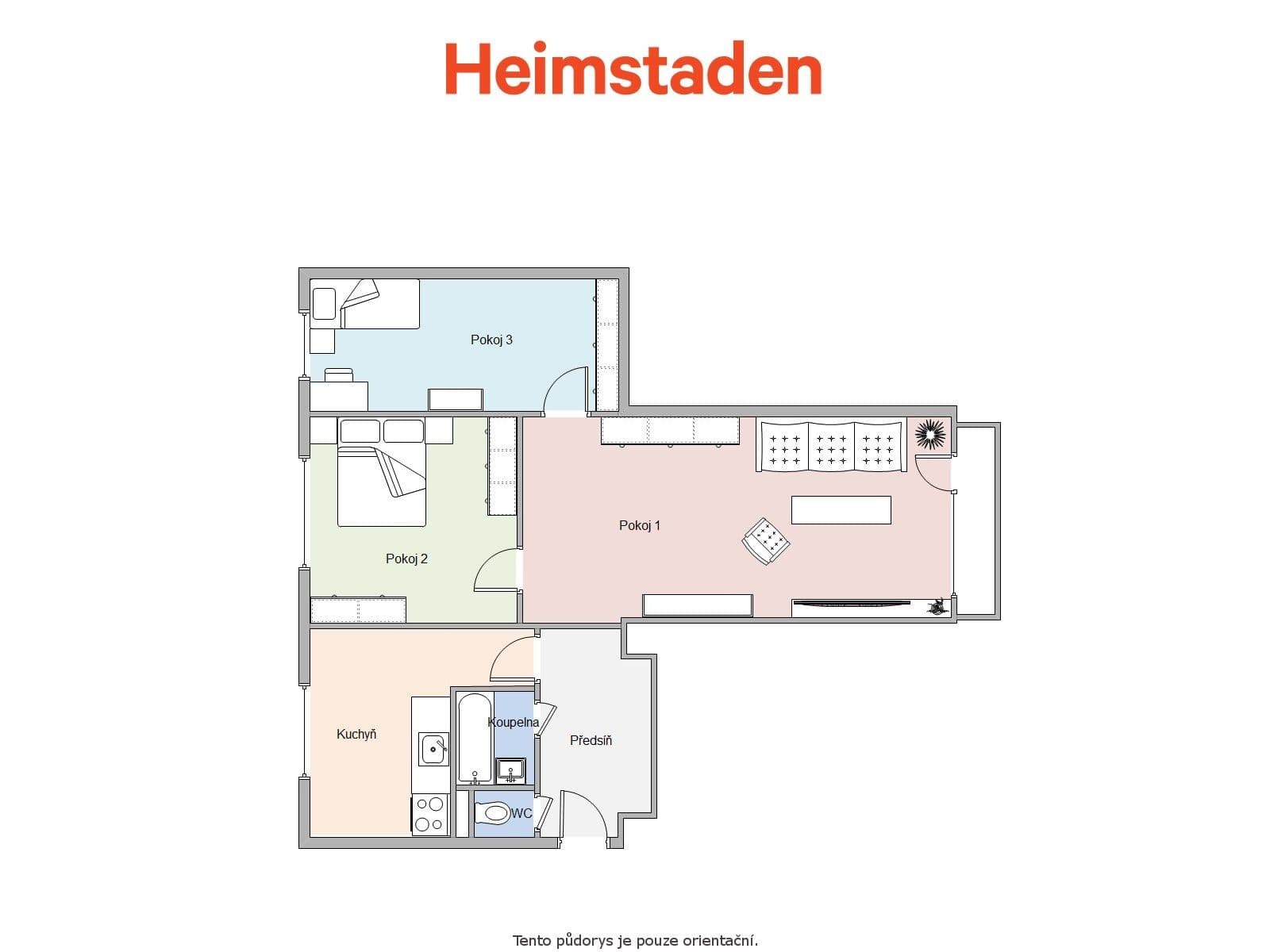 Prenájom bytu 3-izbový 59 m², Ostrovského, Havířov, Moravskoslezský kraj Prenájom bytu 3-izbový 59 m², Ostrovského, Havířov, Moravskoslezský kraj