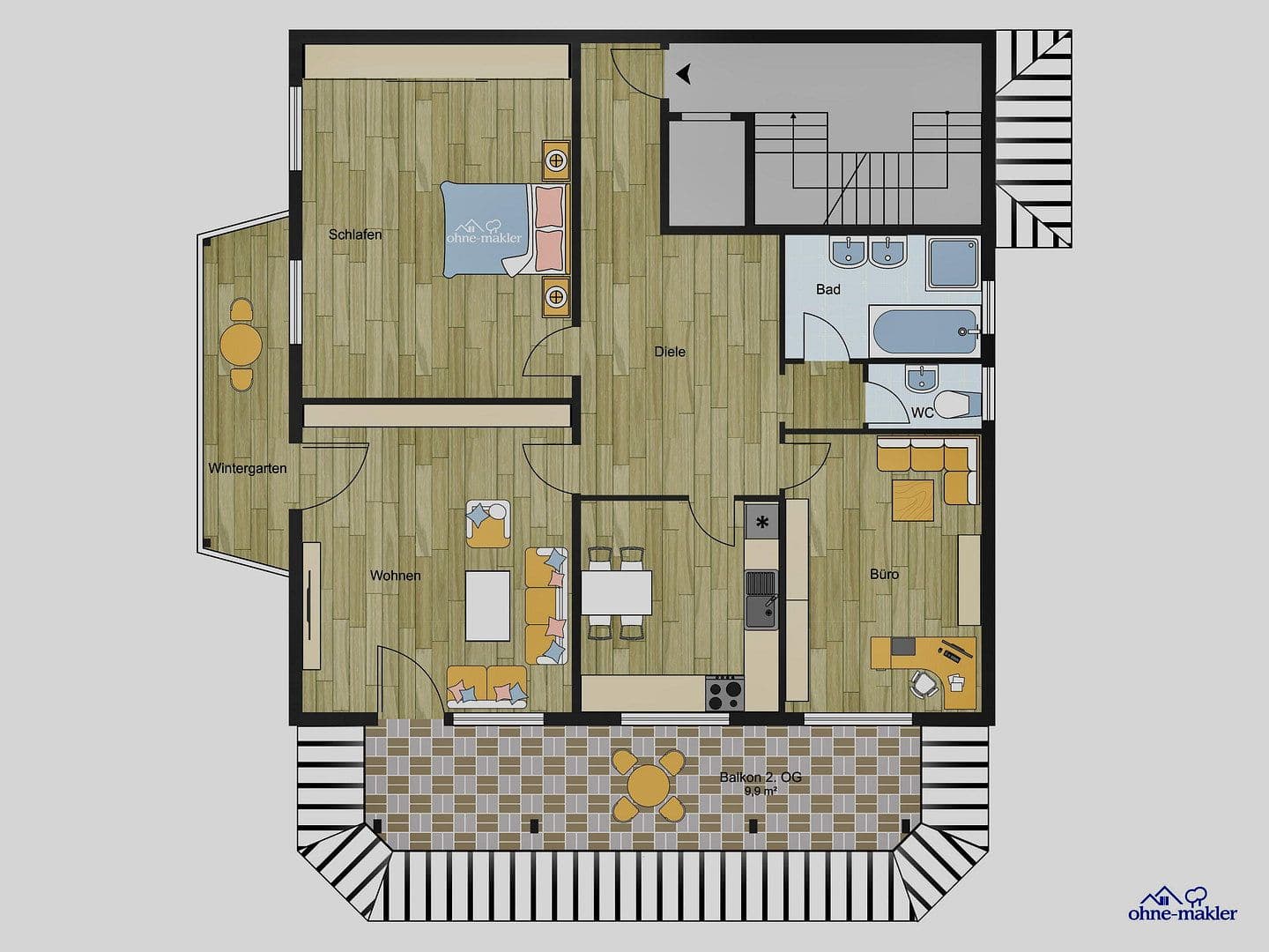 Prenájom bytu 3-izbový 135 m², Hauptstraße 30, Bischofsmais, Bavorsko Prenájom bytu 3-izbový 135 m², Hauptstraße 30, Bischofsmais, Bavorsko