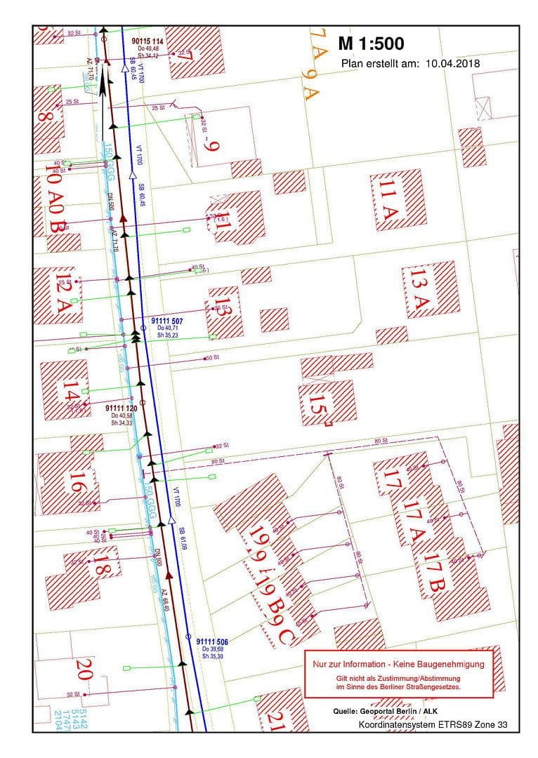 Predaj pozemku 1.089 m², Bartschiner Straße 15, Berlin, Berlín Predaj pozemku 1.089 m², Bartschiner Straße 15, Berlin, Berlín