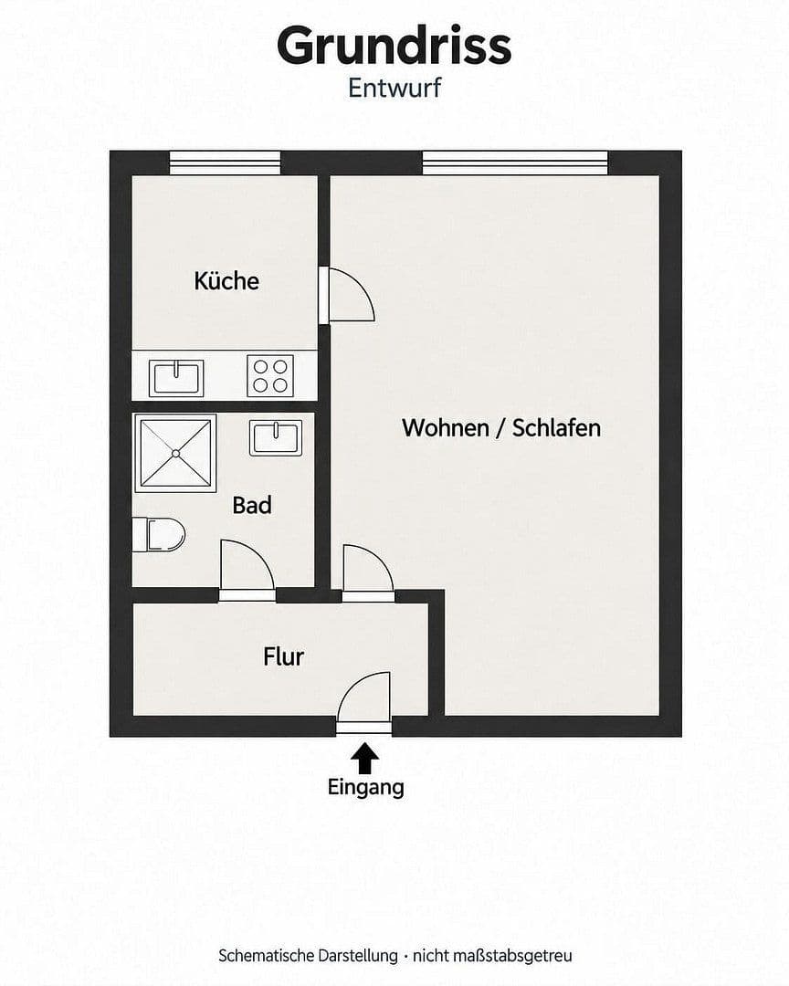 Prenájom bytu 1-izbový 25 m², Tinsdaler Kirchenweg 241a, Hamburg, Hamburg Prenájom bytu 1-izbový 25 m², Tinsdaler Kirchenweg 241a, Hamburg, Hamburg