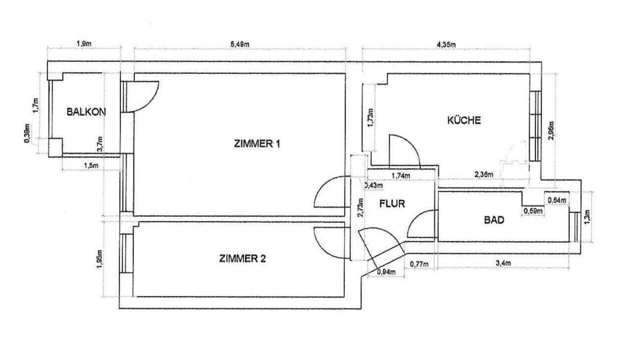 Predaj bytu 2-izbový 53 m², Berlin, Berlín Predaj bytu 2-izbový 53 m², Berlin, Berlín