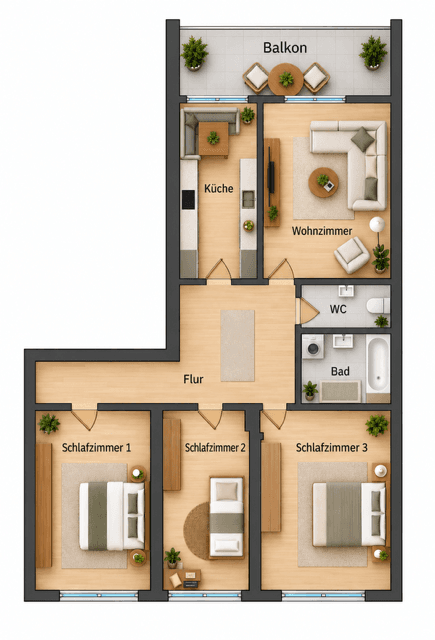 Predaj bytu 4-izbový 91 m², Längenfeldweg, Murnau a. Staffelsee, Bavorsko Predaj bytu 4-izbový 91 m², Längenfeldweg, Murnau a. Staffelsee, Bavorsko