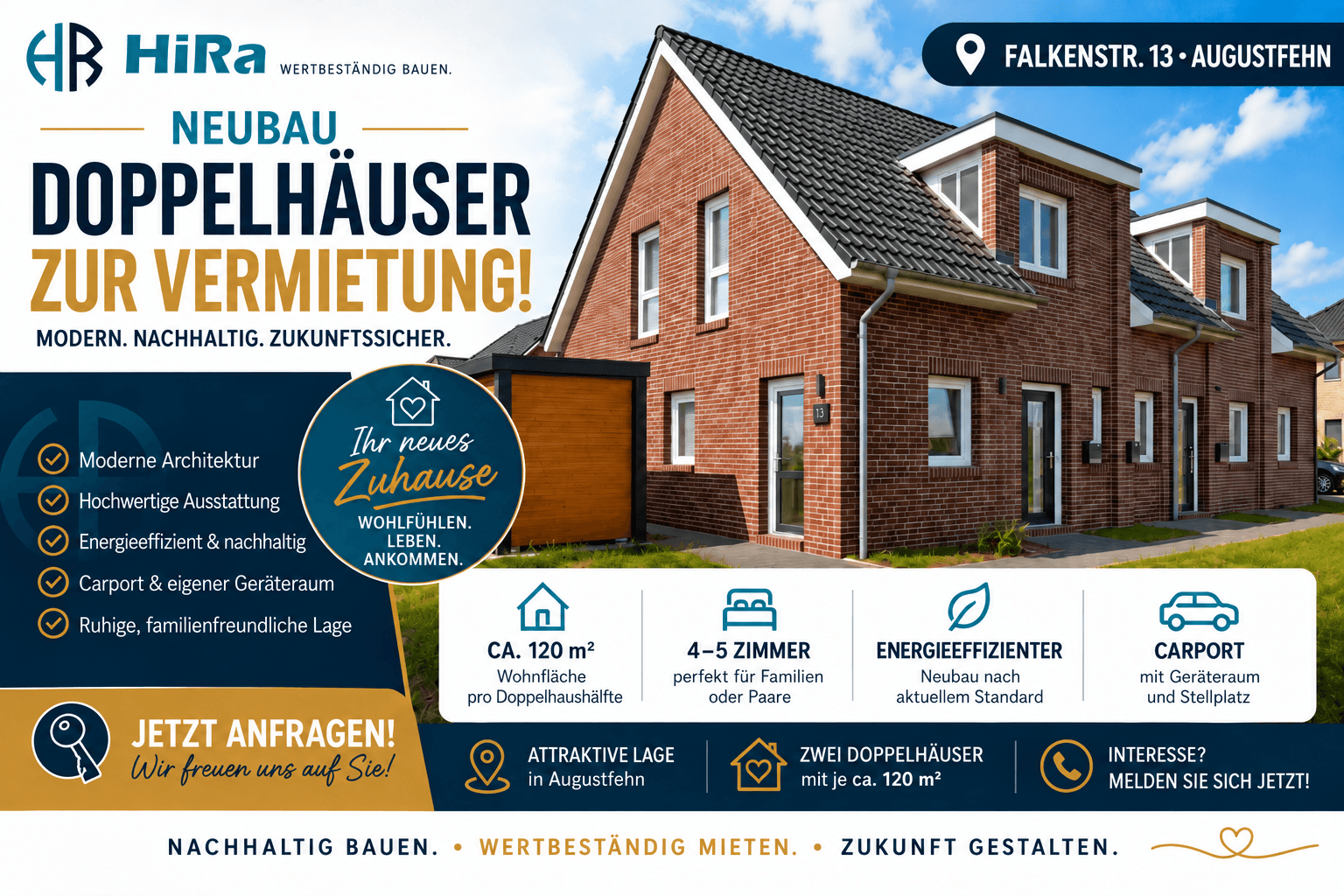 Prenájom domu 120 m², pozemok 300 m², Apen, Dolné Sasko Prenájom domu 120 m², pozemok 300 m², Apen, Dolné Sasko