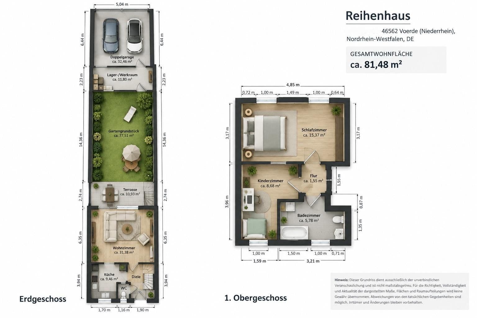 Predaj domu 82 m², pozemok 286 m², Voerde (Niederrhein), Severné Porýnie - Westfálsko Predaj domu 82 m², pozemok 286 m², Voerde (Niederrhein), Severné Porýnie - Westfálsko