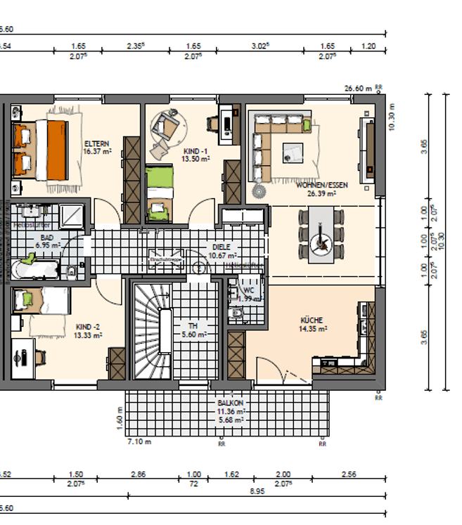 Prenájom bytu 4-izbový 120 m², Wiesengrund 29A, Elmenhorst, Šlezvicko-Holštajnsko Prenájom bytu 4-izbový 120 m², Wiesengrund 29A, Elmenhorst, Šlezvicko-Holštajnsko