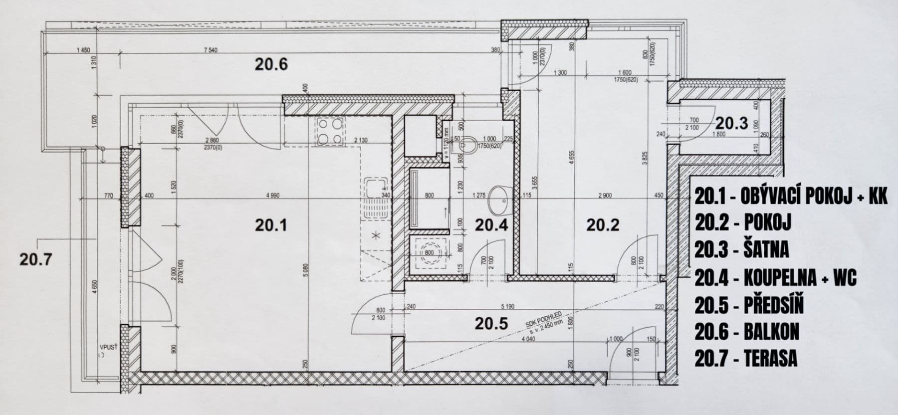 Prenájom bytu 2-izbový 60 m², Klapálkova, Praha, Praha Prenájom bytu 2-izbový 60 m², Klapálkova, Praha, Praha
