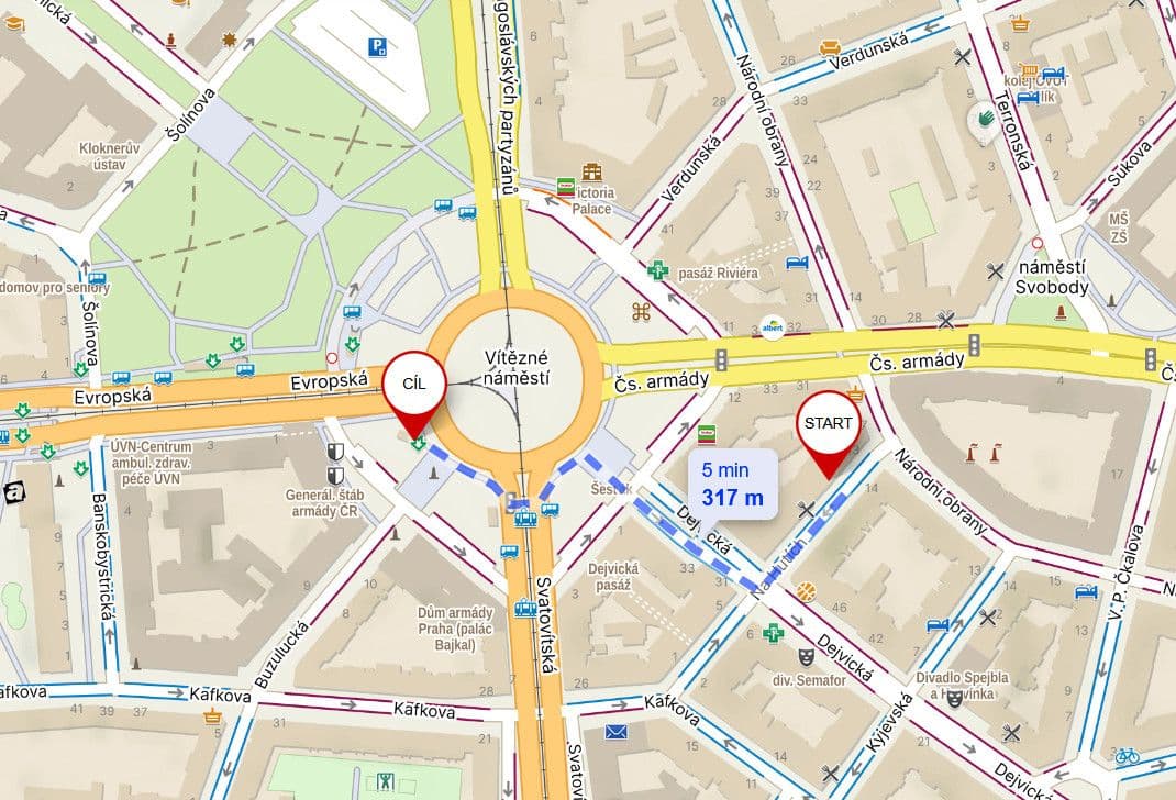 Prenájom bytu 2-izbový 110 m², Na Hutích, Praha, Praha Prenájom bytu 2-izbový 110 m², Na Hutích, Praha, Praha