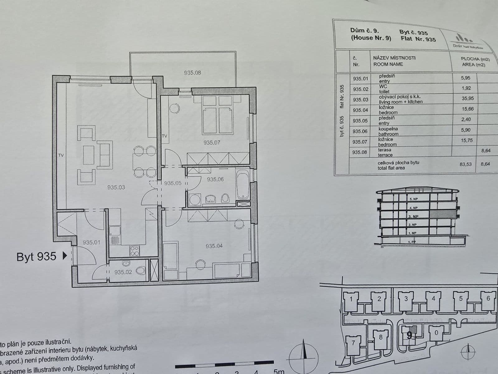 Prenájom bytu 3-izbový 84 m², Jana Přibíka, Praha, Praha Prenájom bytu 3-izbový 84 m², Jana Přibíka, Praha, Praha