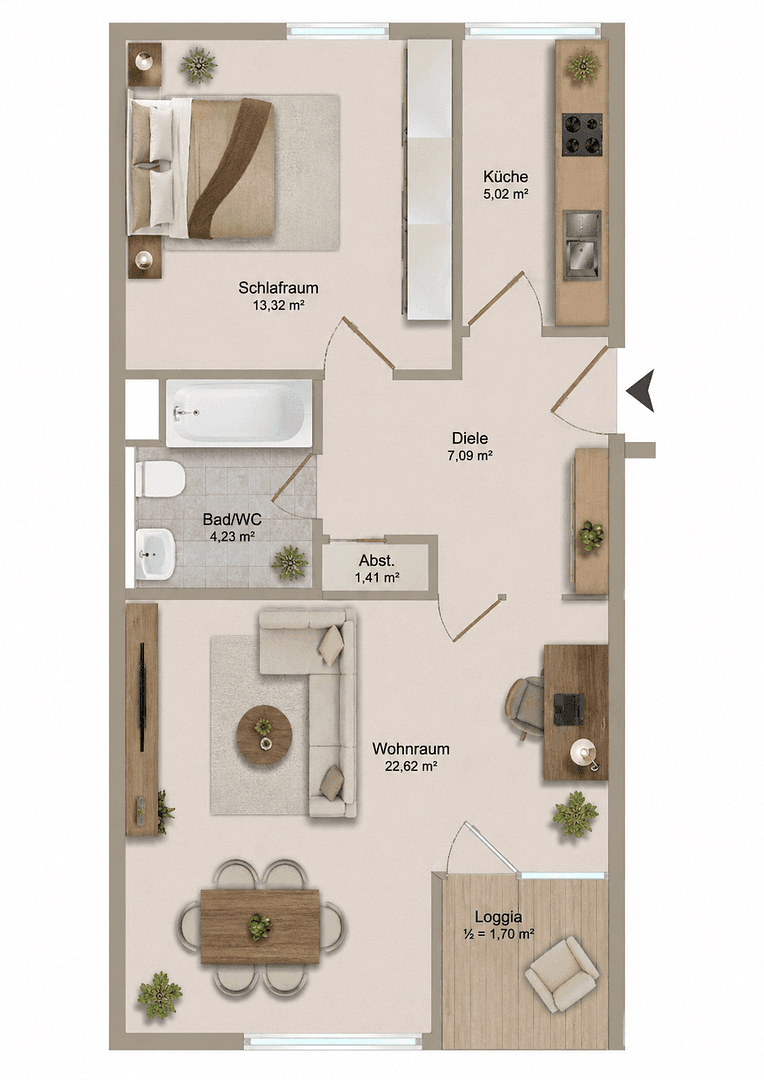 Predaj bytu 2-izbový 55 m², Zorneding, Bavorsko Predaj bytu 2-izbový 55 m², Zorneding, Bavorsko