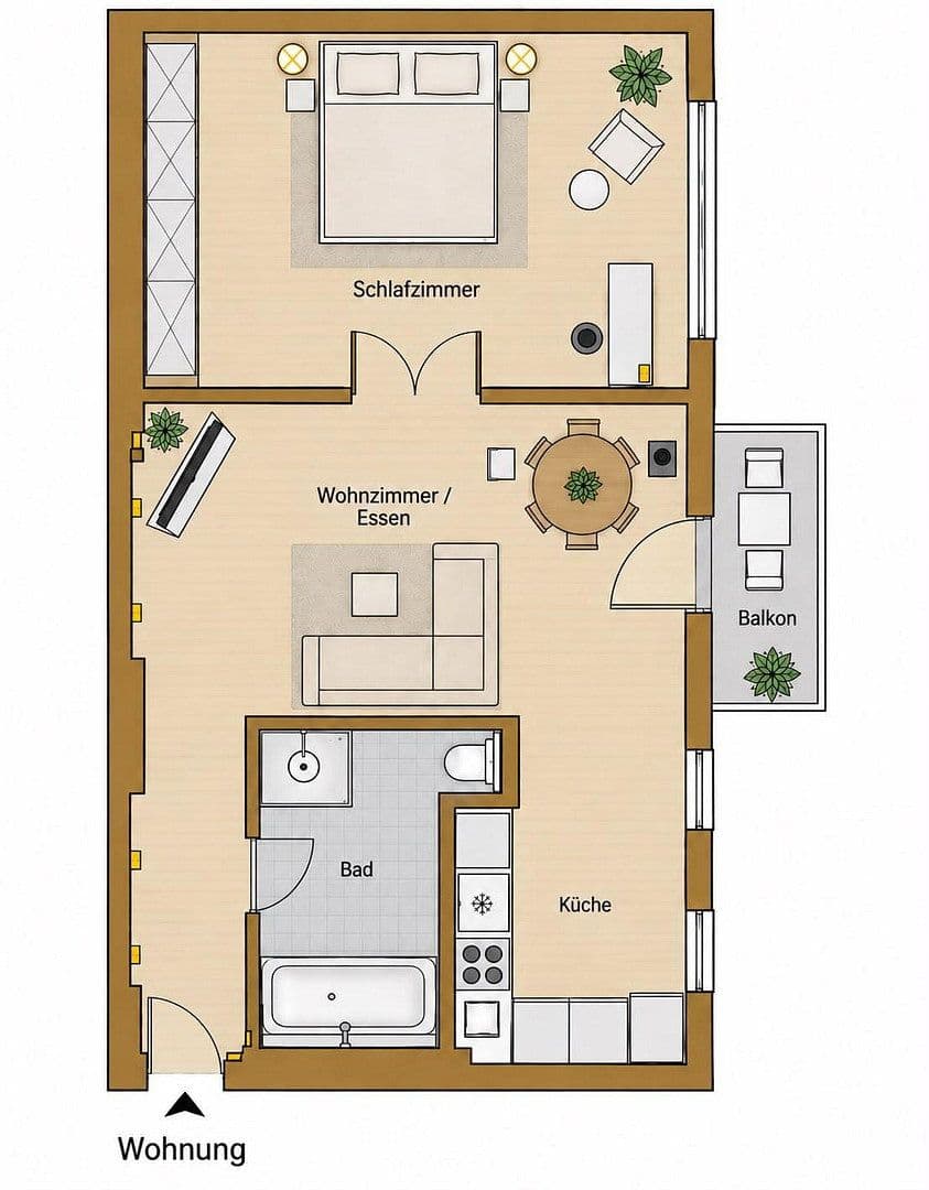 Predaj bytu 2-izbový 56 m², Berlin, Berlín Predaj bytu 2-izbový 56 m², Berlin, Berlín