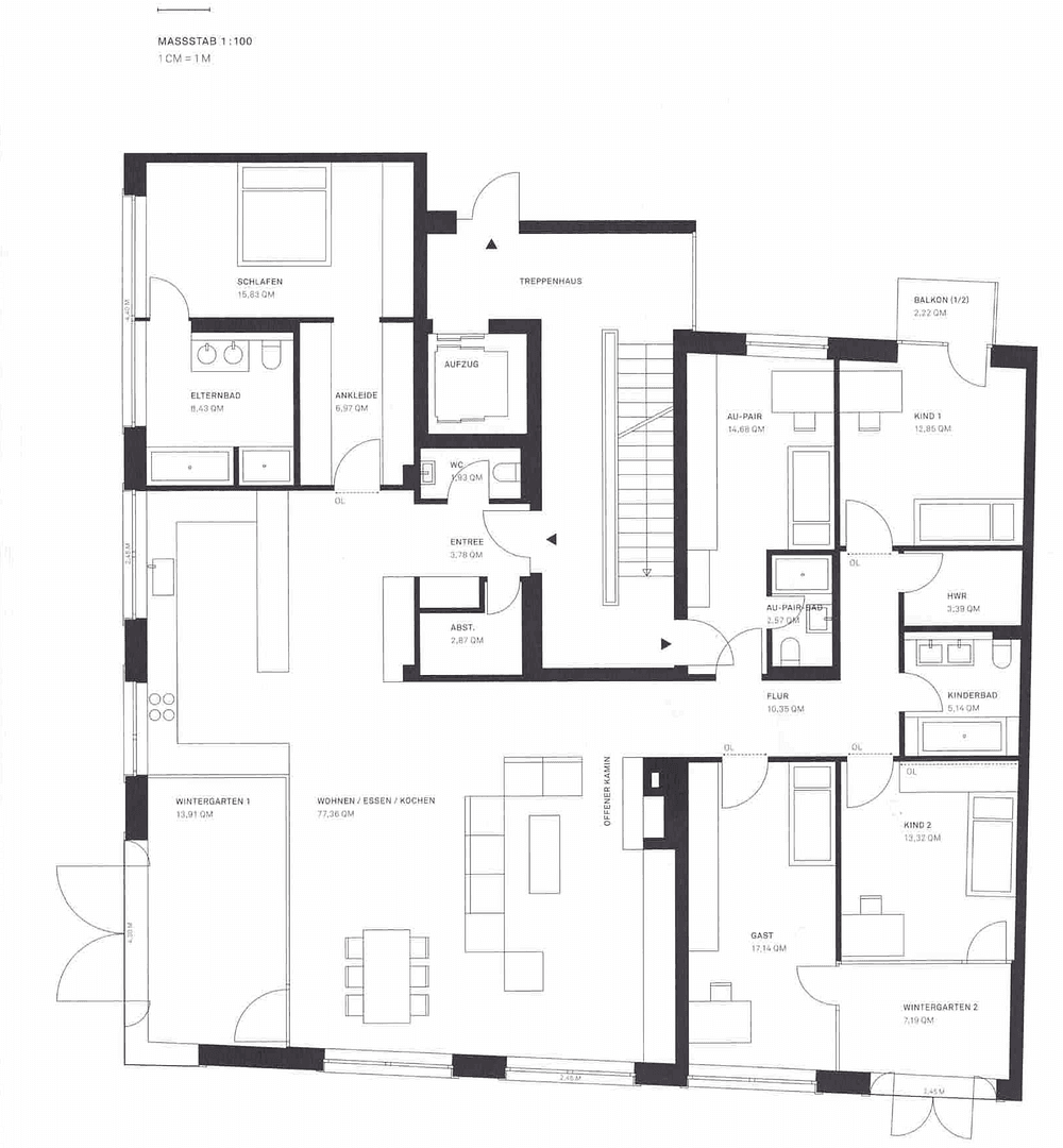 Prenájom bytu 6-izbový 218 m², Wilhelmstraße, München, Bavorsko Prenájom bytu 6-izbový 218 m², Wilhelmstraße, München, Bavorsko