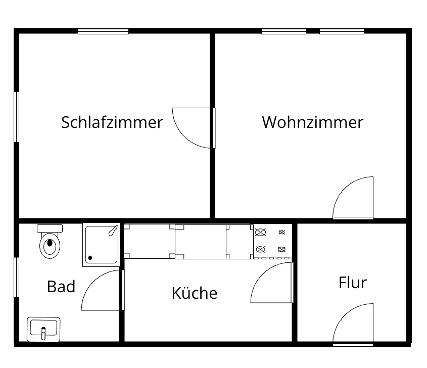 Prenájom bytu 2-izbový 50 m², Richard-Wagner-Str. 11, Freital, Sasko Prenájom bytu 2-izbový 50 m², Richard-Wagner-Str. 11, Freital, Sasko