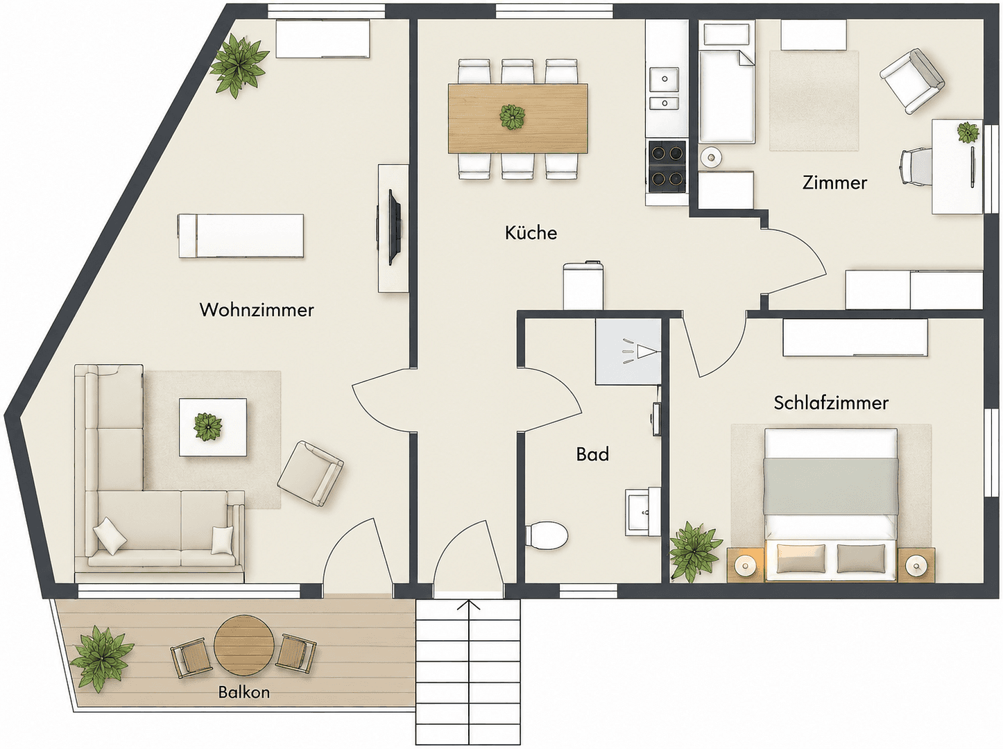 Prenájom bytu 3-izbový 90 m², Höhr-Grenzhausen, Porýnie-Falcko Prenájom bytu 3-izbový 90 m², Höhr-Grenzhausen, Porýnie-Falcko