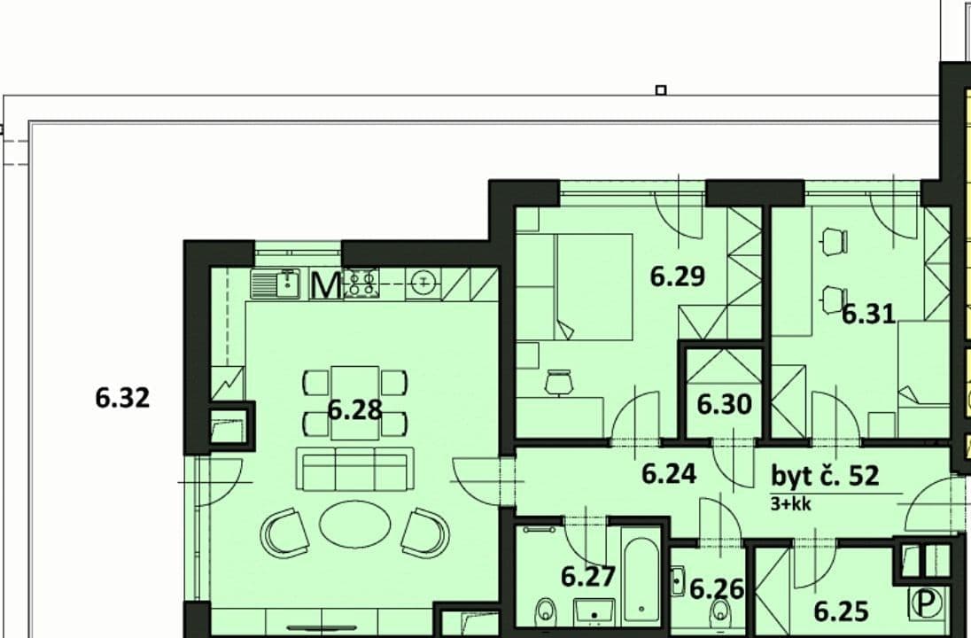 Predaj bytu 3-izbový 84 m², Generála Selnera, Kladno, Středočeský kraj Predaj bytu 3-izbový 84 m², Generála Selnera, Kladno, Středočeský kraj