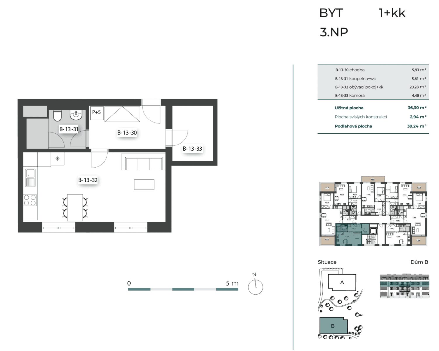 Prenájom bytu 1-izbový 39 m², Generála Bočka, Praha, Praha Prenájom bytu 1-izbový 39 m², Generála Bočka, Praha, Praha