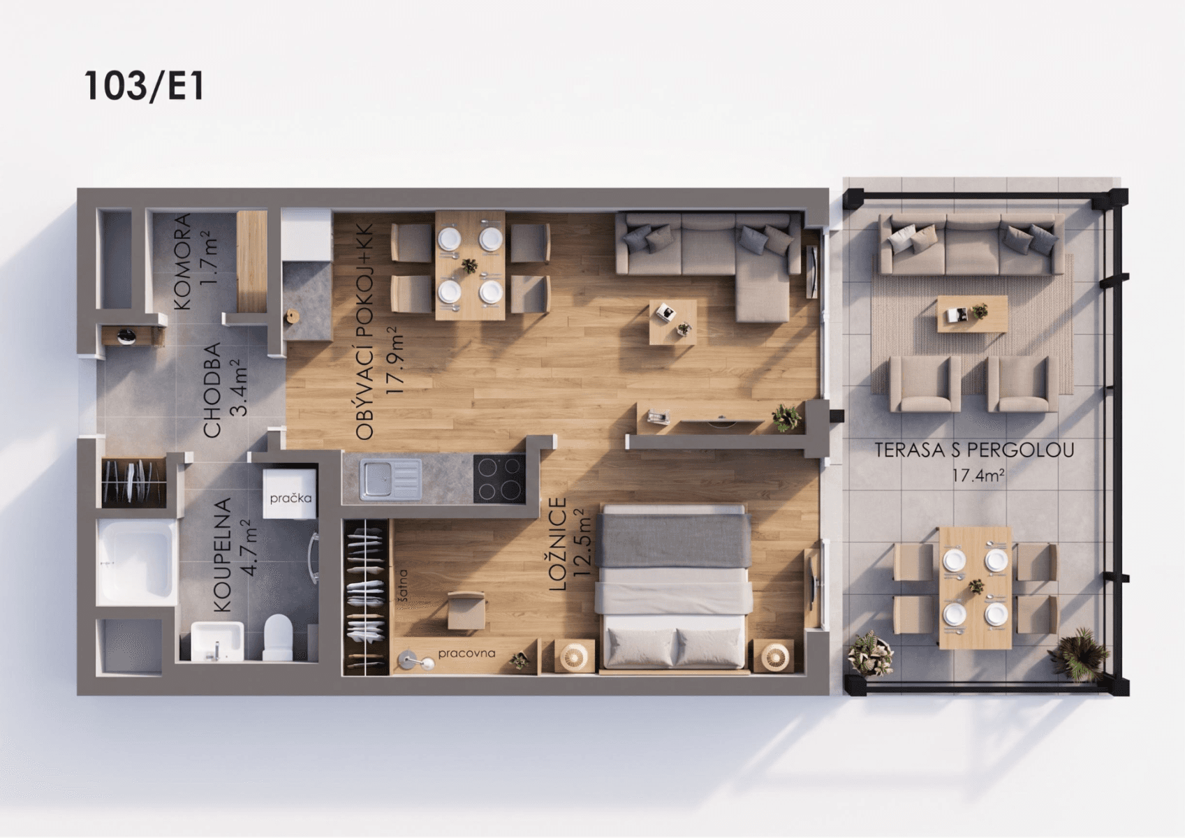 Predaj bytu 2-izbový 43 m², Stočesova, Praha, Praha Predaj bytu 2-izbový 43 m², Stočesova, Praha, Praha