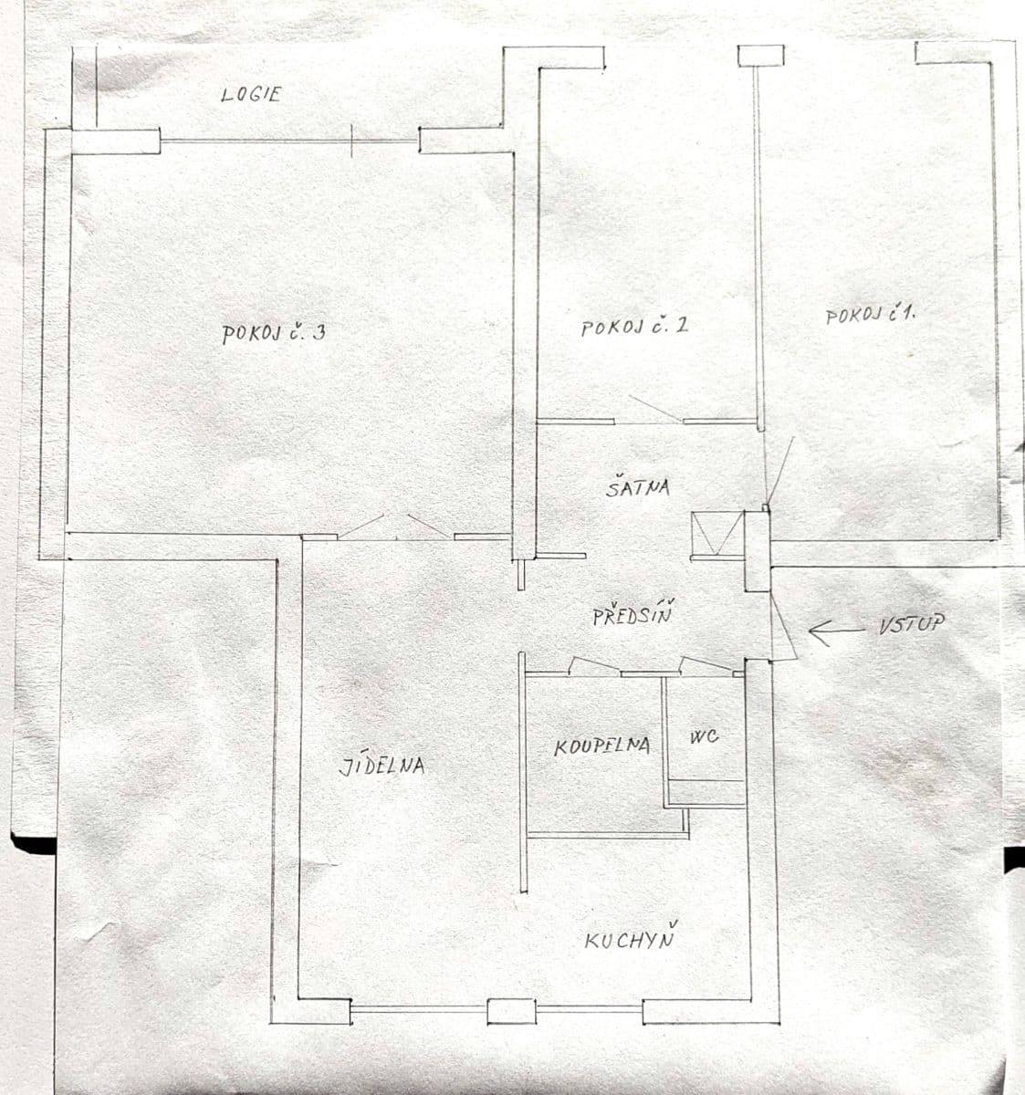 Prenájom bytu 4-izbový 78 m², Svojšovická, Praha, Praha Prenájom bytu 4-izbový 78 m², Svojšovická, Praha, Praha