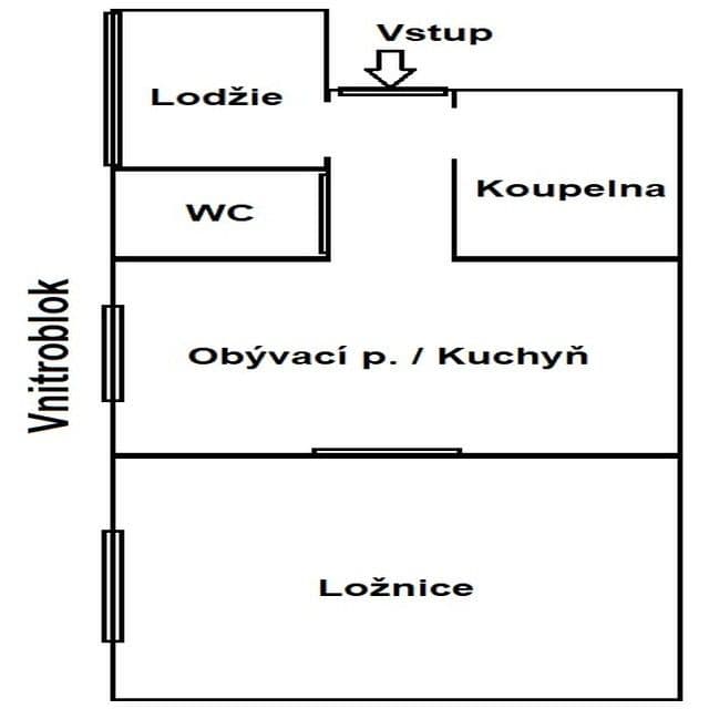 Prenájom bytu 2-izbový 51 m², U Městských domů, Ústí nad Labem, Ústecký kraj Prenájom bytu 2-izbový 51 m², U Městských domů, Ústí nad Labem, Ústecký kraj