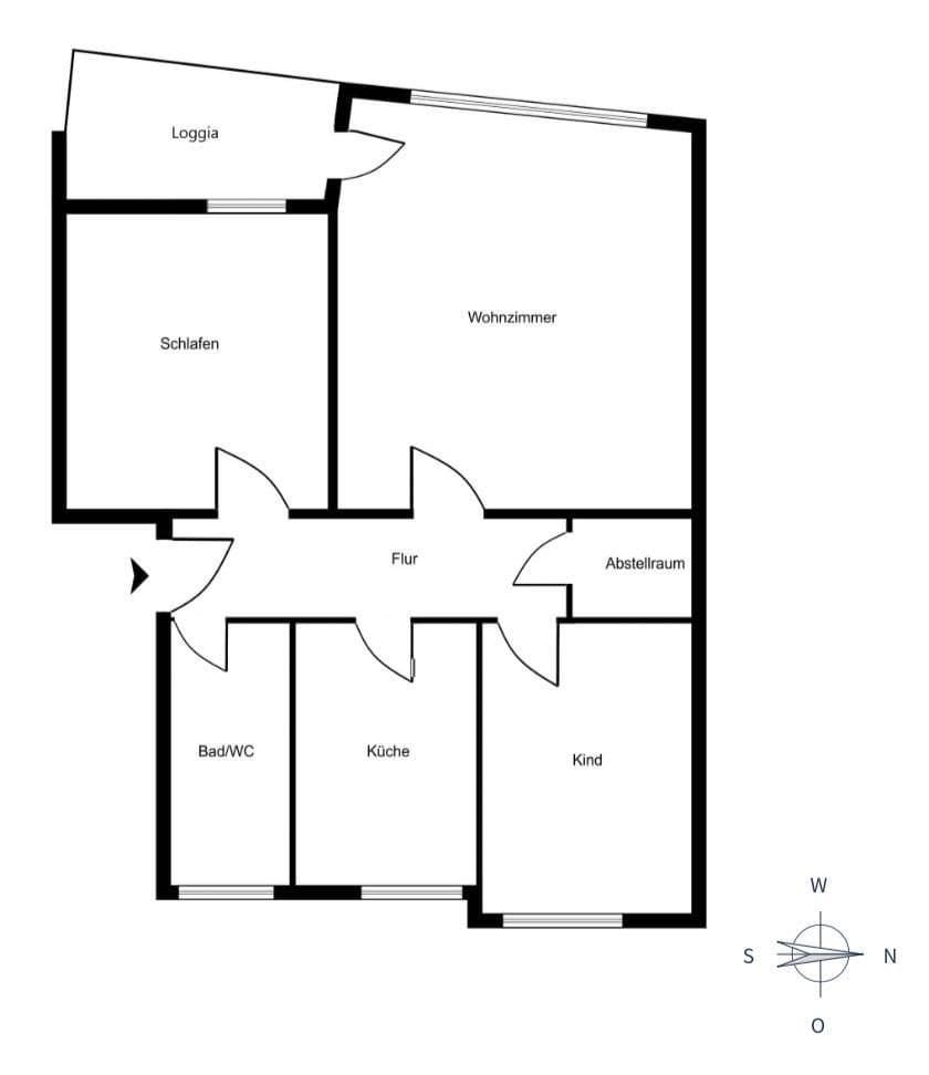 Predaj bytu 3-izbový 62 m², Düsseldorfer Straße 4, Bremen, Brémy Predaj bytu 3-izbový 62 m², Düsseldorfer Straße 4, Bremen, Brémy